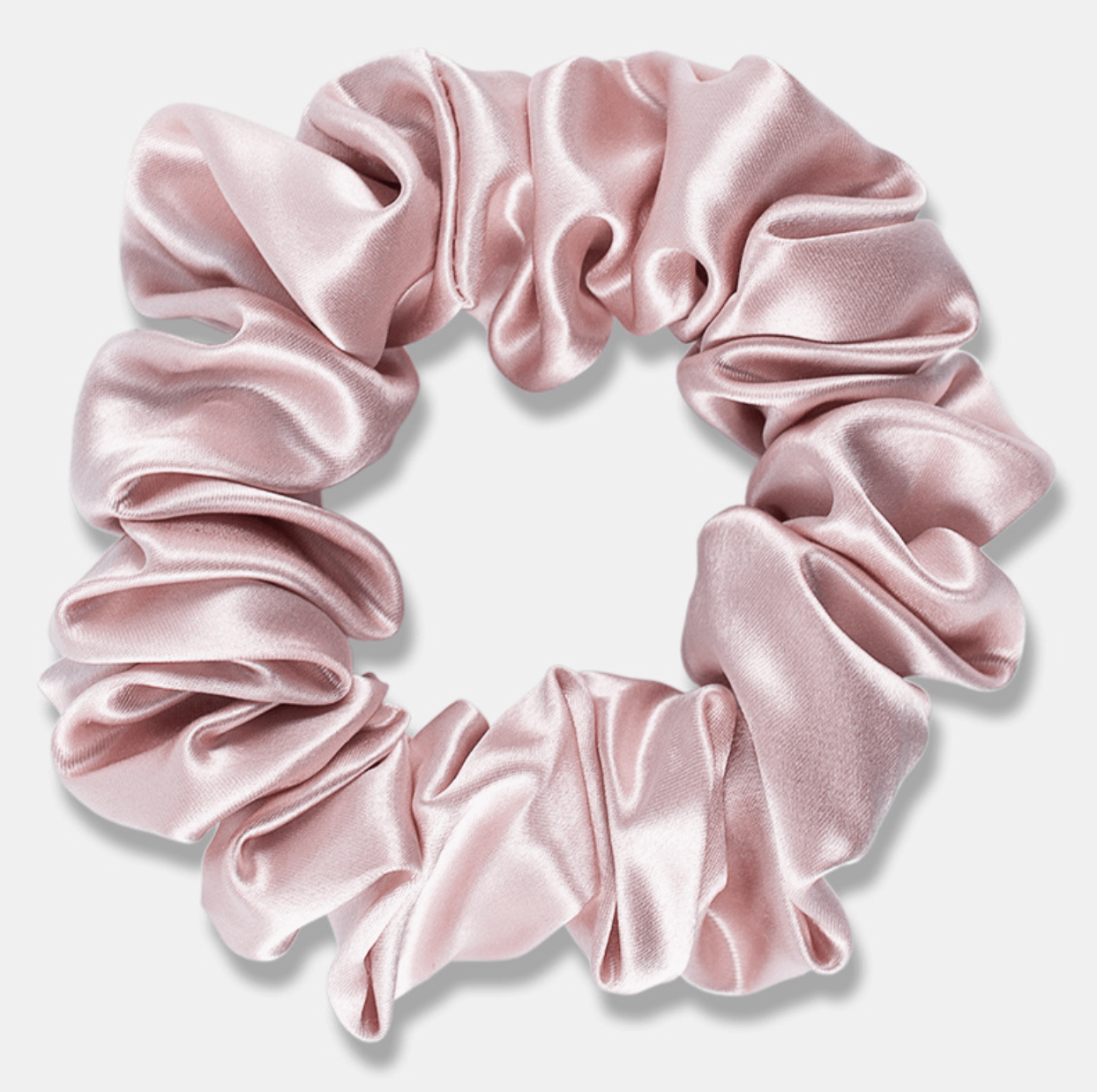 Large Silk Scrunchie Pink | June Silk