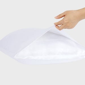 White Silk Pillowcase