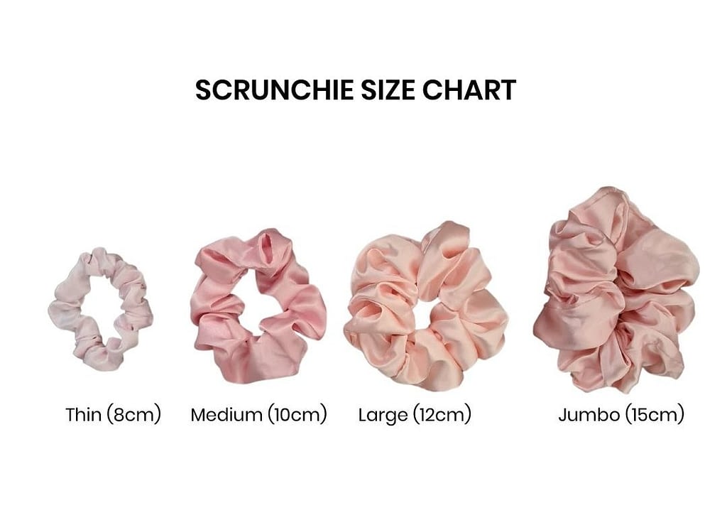 Silk Scrunchie Pink June Silk